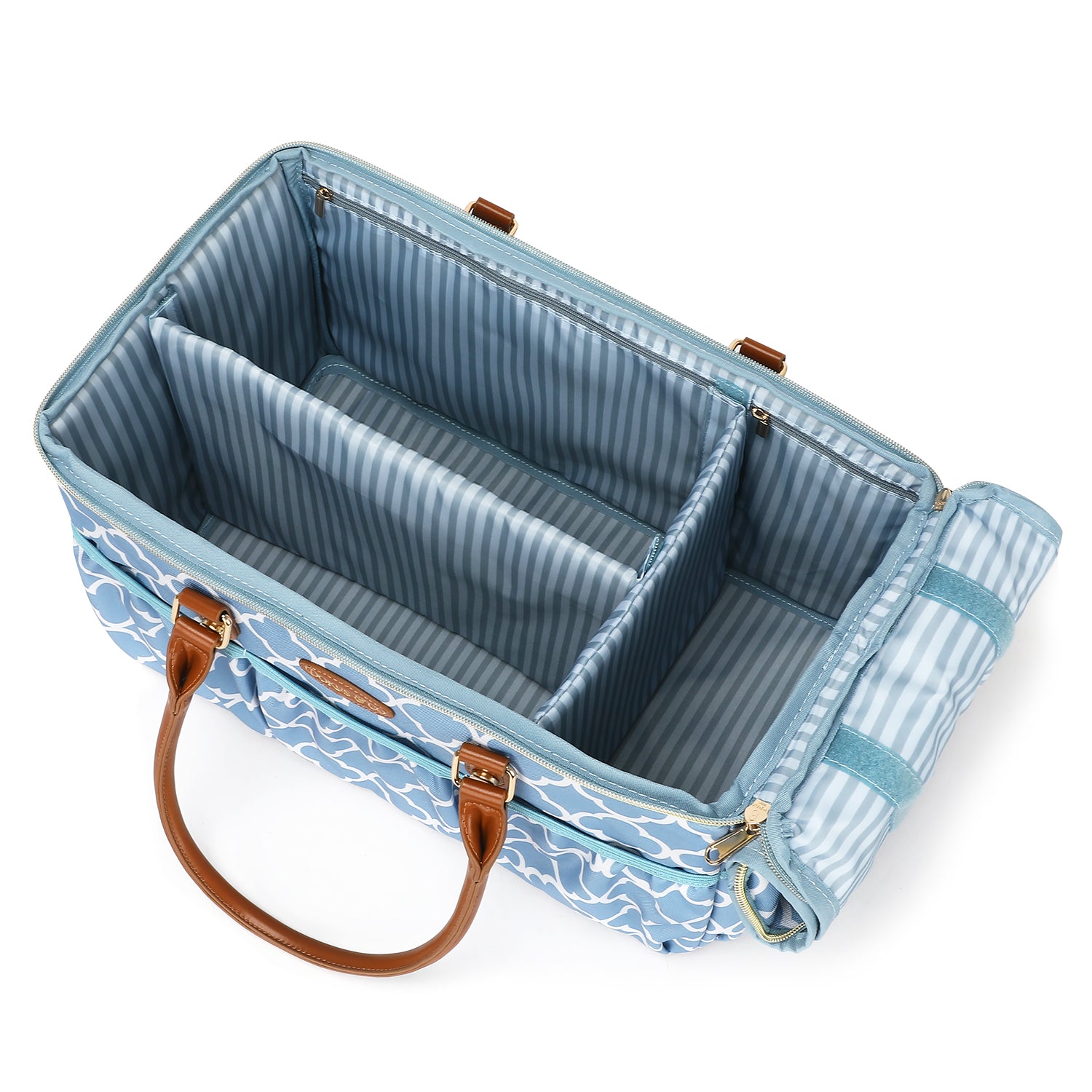 Le Voyager Diaper Caddy - Ocean Blue