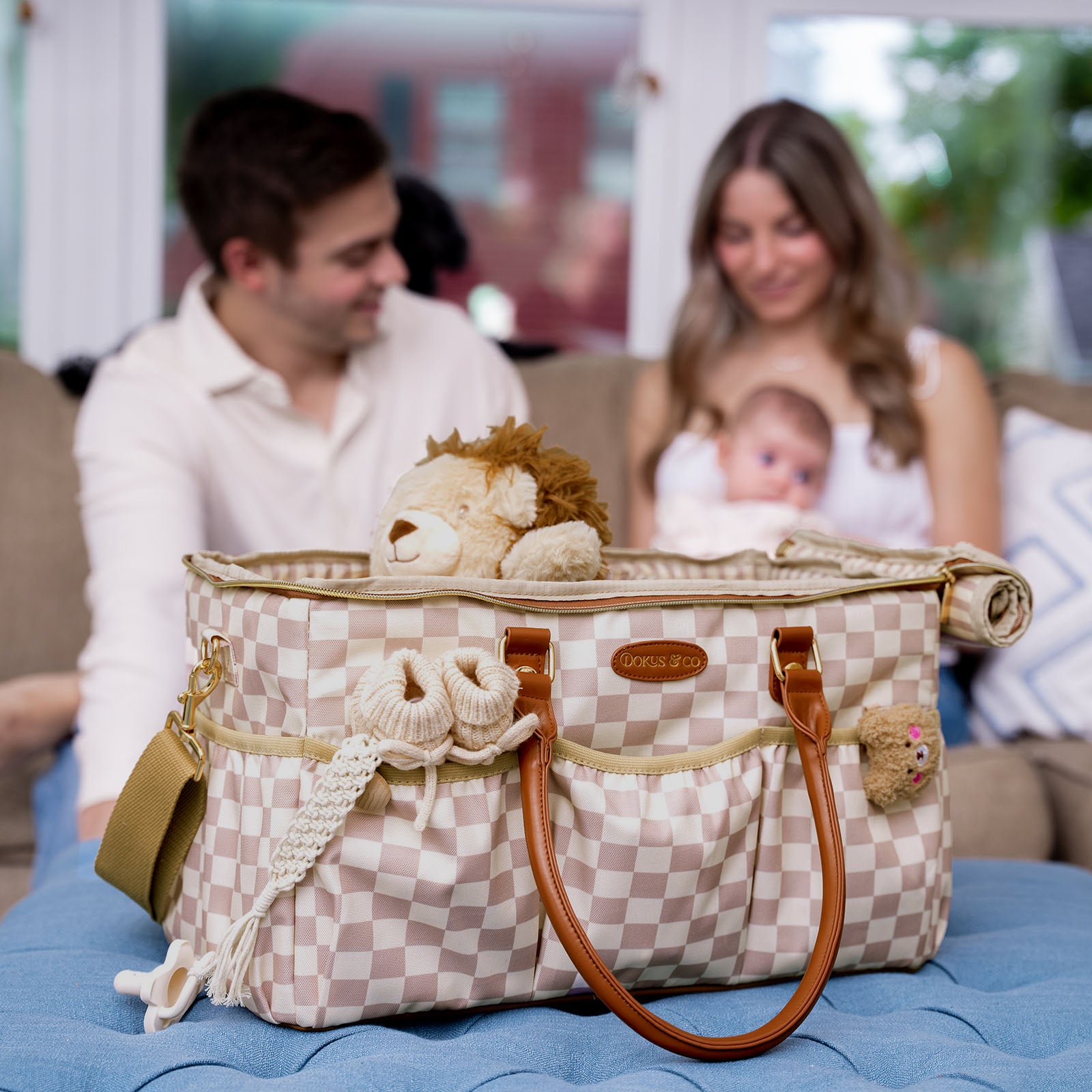 Le Voyager Diaper Caddy - Elegant Beige